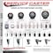 Service Caster 5'' Maroon Polyurethane Wheel Swivel 3/4'' Square Stem Caster Set 2 Brakes, 4PK SCC-SQ20S514-PPUB-MRN-PLB-34-2-S-2 - alternate 5